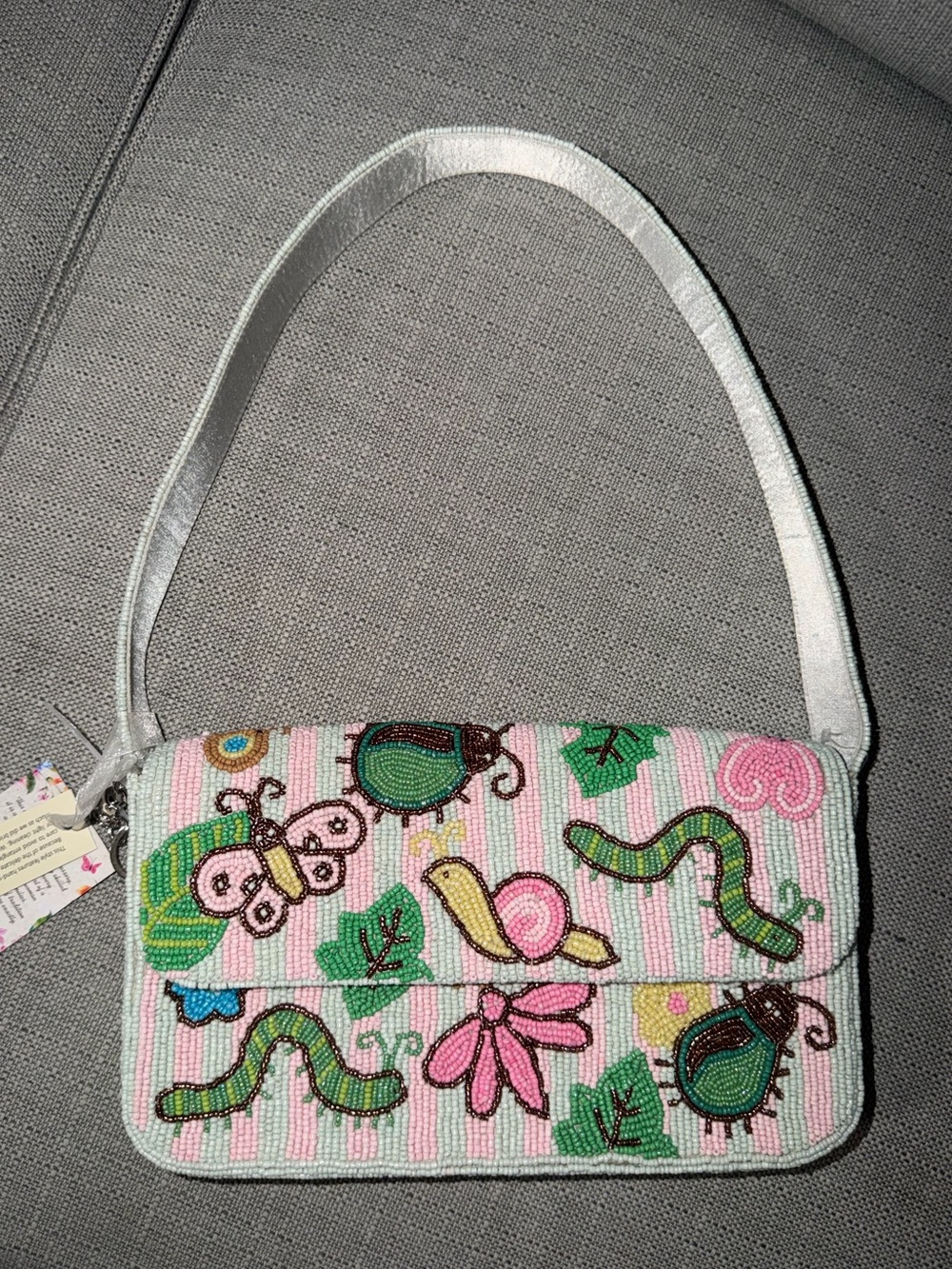 BRAND NEW VIRAL BUG BEADED BAG / LADYBUG / CATERPILLAR TJMAXX/MARSHALLS